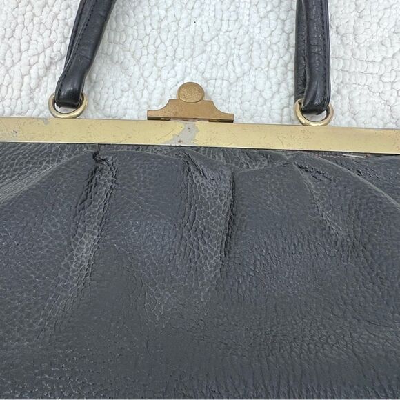 Vintage Saber Purses Handbag Black 1960s - Picture 8 of 13